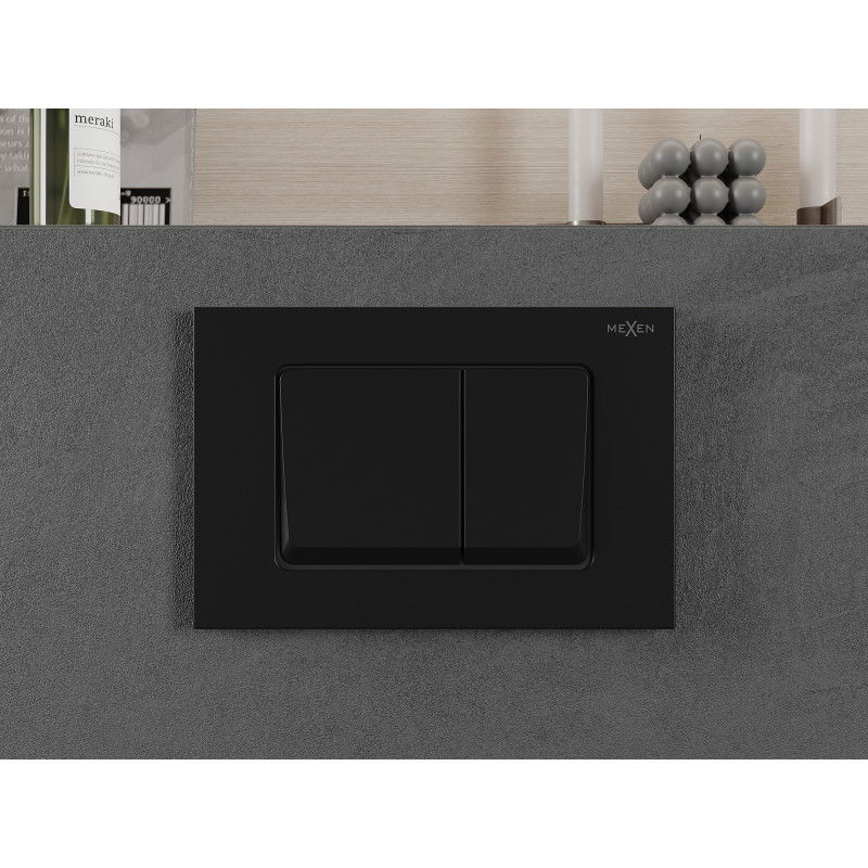 Mexen Fenix Air 10 XS Pneumatic Flush Button, Matte Black - 6A1003