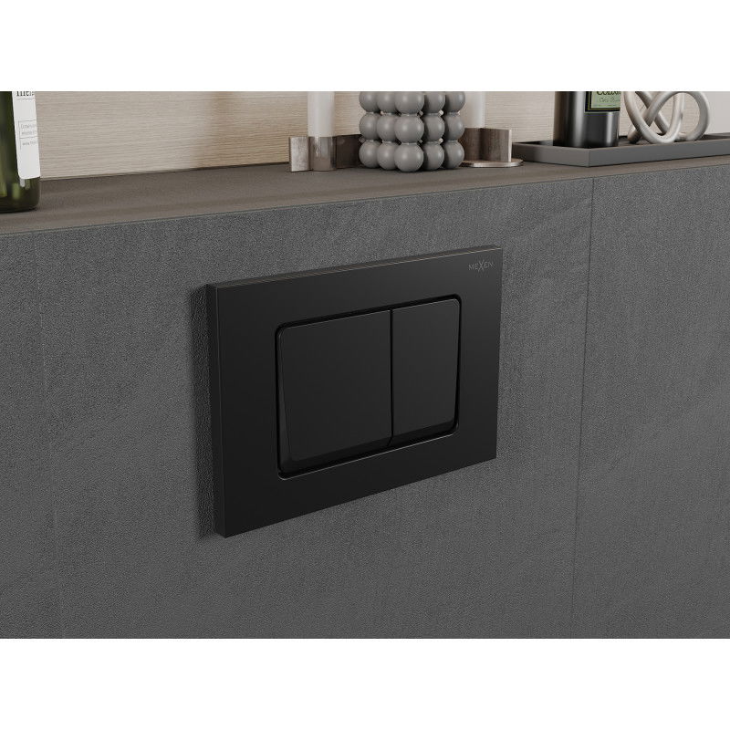 Mexen Fenix Air 10 XS Pneumatic Flush Button, Matte Black - 6A1003