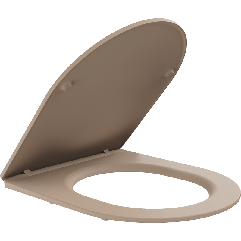Mexen slim soft-closing toilet seat, duroplast, cappuccino matte - 39740064