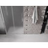 Mexen Velar 120 cm Sliding Shower Door, Frosted, Chrome - 871-120-000-31-01