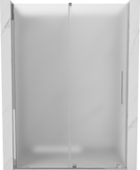 Mexen Velar sliding shower door 140 cm, frost, chrome - 871-140-000-31-01