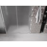 Mexen Velar sliding shower door 150 cm, frosted, chrome - 871-150-000-31-01