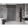 Mexen Velar sliding shower door 150 cm, frosted, chrome - 871-150-000-31-01