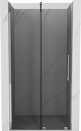 Mexen Velar 90 cm, Graphite, Chrome - Sliding Shower Door - 871-090-000-41-01