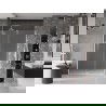 Mexen Velar sliding shower door 140 cm, frost, white - 871-140-000-31-20