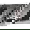 Mexen Velar sliding shower door 100 cm, graphite, white - 871-100-000-41-20