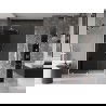 Mexen Velar sliding shower door 140 cm, graphite, white - 871-140-000-41-20