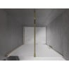 Mexen Velar sliding shower doors 90 cm, frosted, gold - 871-090-000-31-50