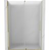 Mexen Velar sliding shower door 140 cm, frosted, gold - 871-140-000-31-50