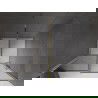 Mexen Velar sliding shower door 100 cm, graphite, gold - 871-100-000-41-50