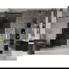 Mexen Velar sliding shower door 100 cm, graphite, gold - 871-100-000-41-50