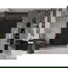 Mexen Velar sliding shower door 150 cm, graphite, gold - 871-150-000-41-50