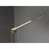 Mexen Velar sliding shower door 120 cm, graphite, gold - 871-120-000-41-50