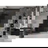Mexen Velar sliding shower door 150 cm, graphite, gold - 871-150-000-41-50