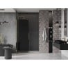 Mexen Velar sliding shower doors 140 cm, graphite, gold - 871-140-000-41-50
