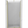 Mexen Velar sliding shower door 110 cm, frosted, brushed gold - 871-110-000-31-55