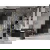 Mexen Velar sliding shower door 100 cm, graphite, brushed gold - 871-100-000-41-55