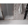 Mexen Velar sliding shower door 90 cm, frosted, pink gold - 871-090-000-31-60