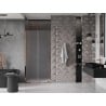 Mexen Velar sliding shower door 90 cm, frosted, pink gold - 871-090-000-31-60
