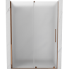 Mexen Velar sliding shower door 130 cm, frost, rose gold - 871-130-000-31-60