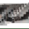Mexen Velar sliding shower door 120 cm, graphite, rose gold - 871-120-000-41-60