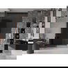 Mexen Velar sliding shower door 130 cm, graphite, rose gold - 871-130-000-41-60