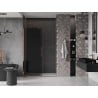 Mexen Velar shower doors sliding 140 cm, graphite, pink gold - 871-140-000-41-60