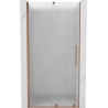 Mexen Velar sliding shower door 90 cm, frosted, brushed copper - 871-090-000-31-65