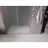 Mexen Velar 130 cm Sliding Shower Door, Frosted, Brushed Copper - 871-130-000-31-65