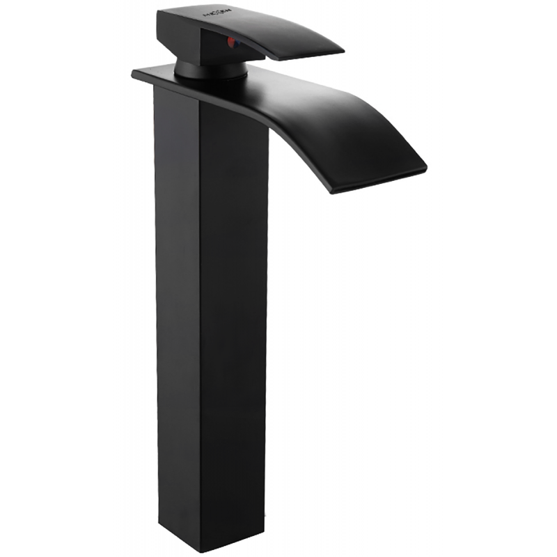 Mexen Aries tall, black washbasin faucet - 744810-70