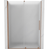 Mexen Velar sliding shower door 140 cm, frost, brushed copper - 871-140-000-31-65