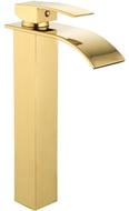 Mexen Aries tall gold bathroom faucet - 744810-50