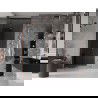 Mexen Velar sliding shower door 90 cm, graphite, brushed copper - 871-090-000-41-65