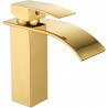 Mexen Aries washbasin faucet, gold - 744800-50