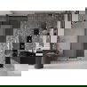 Mexen Velar sliding shower door 100 cm, frost, brushed gun gray - 871-100-000-31-66