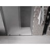 Mexen Velar Sliding Shower Doors 160 cm, Frosted, Brushed Gun Gray - 871-160-000-31-66