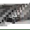 Mexen Velar sliding shower door 140 cm, frosted, brushed gun gray - 871-140-000-31-66