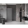Mexen Velar Sliding Shower Doors 160 cm, Frosted, Brushed Gun Gray - 871-160-000-31-66