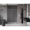 Mexen Velar Sliding Shower Doors 160 cm, Frosted, Brushed Gun Gray - 871-160-000-31-66