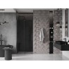 Mexen Velar sliding shower doors 90 cm, graphite, brushed gun gray - 871-090-000-41-66
