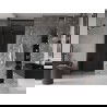 Mexen Velar sliding shower door 100 cm, graphite, brushed gun gray - 871-100-000-41-66
