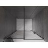 Mexen Velar sliding shower doors 90 cm, graphite, brushed gun gray - 871-090-000-41-66