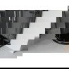 Mexen Rio shower cabin semicircular 90 x 90 cm, graphite, chrome + Flat shower tray, black - 863-090-090-01-40-4170