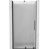 Mexen Velar sliding shower door 90 cm, frosted, black - 871-090-000-31-70