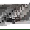 Mexen Velar sliding shower door 90 cm, frosted, black - 871-090-000-31-70