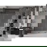 Mexen Velar Sliding Shower Doors 150 cm, Frosted, Black - 871-150-000-31-70