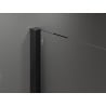 Mexen Velar sliding shower door 110 cm, frosted, black - 871-110-000-31-70