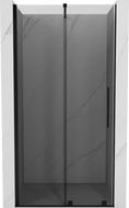 Mexen Velar Sliding Shower Door 90 cm, Graphite, Black - 871-090-000-41-70