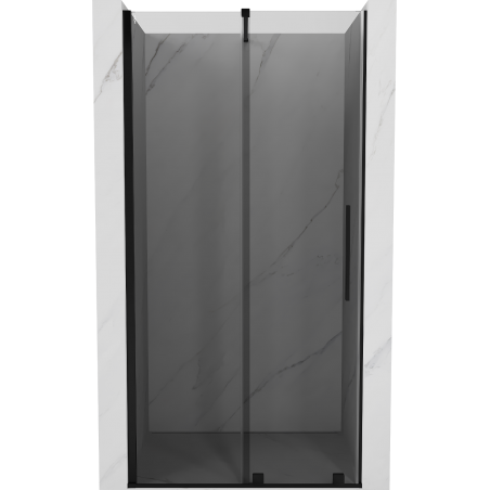 Mexen Velar sliding shower door 100 cm, graphite, black - 871-100-000-41-70