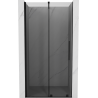 Mexen Velar sliding shower door 100 cm, graphite, black - 871-100-000-41-70